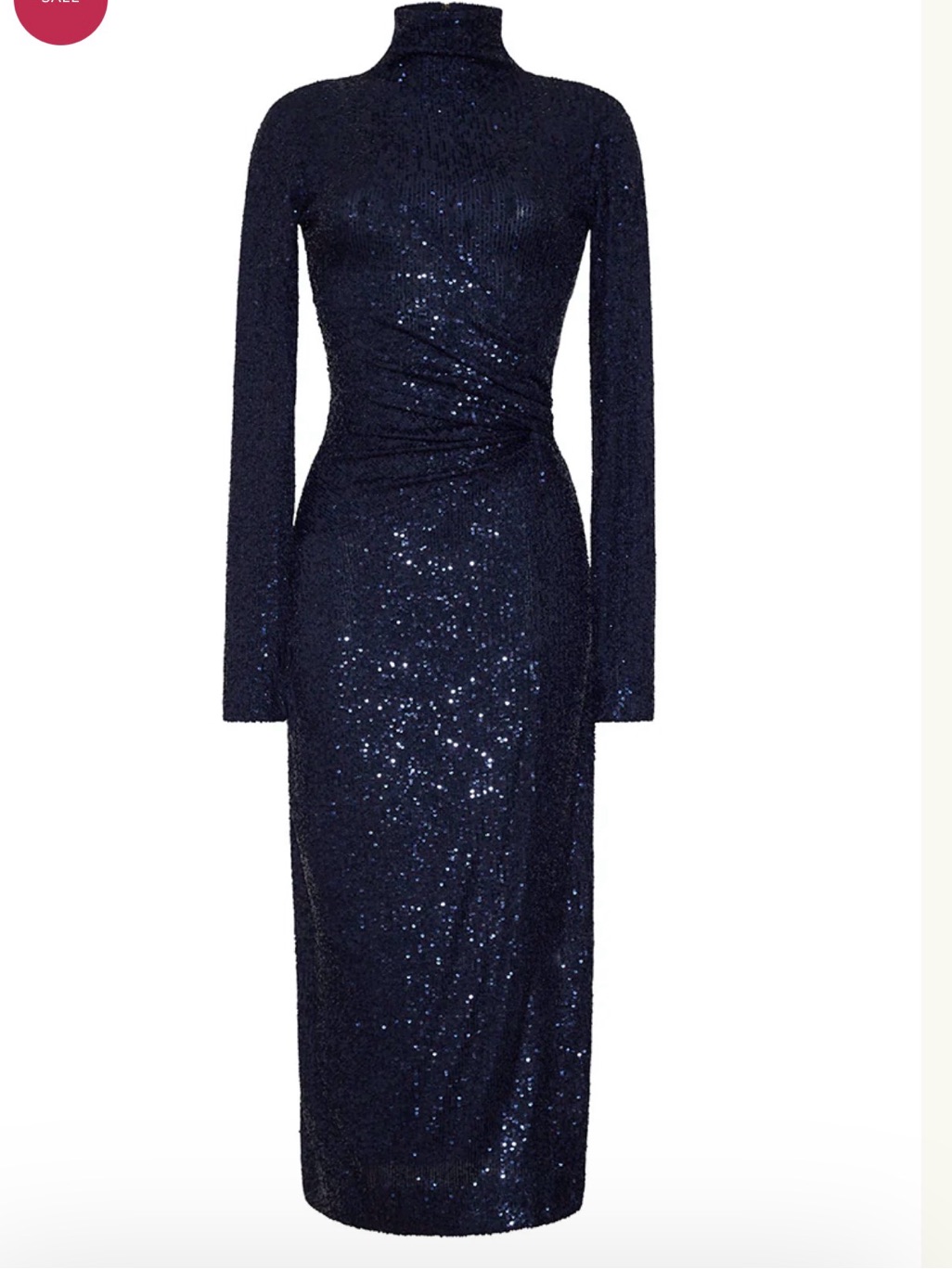 Cara Cara Ryan Dress ( Navy- Shimmering Sequin Finish) Size M